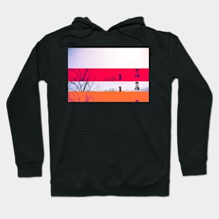 Red, Orange and Dog Hoodie